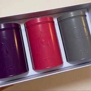 Christian Dior Trio of Tea Canisters